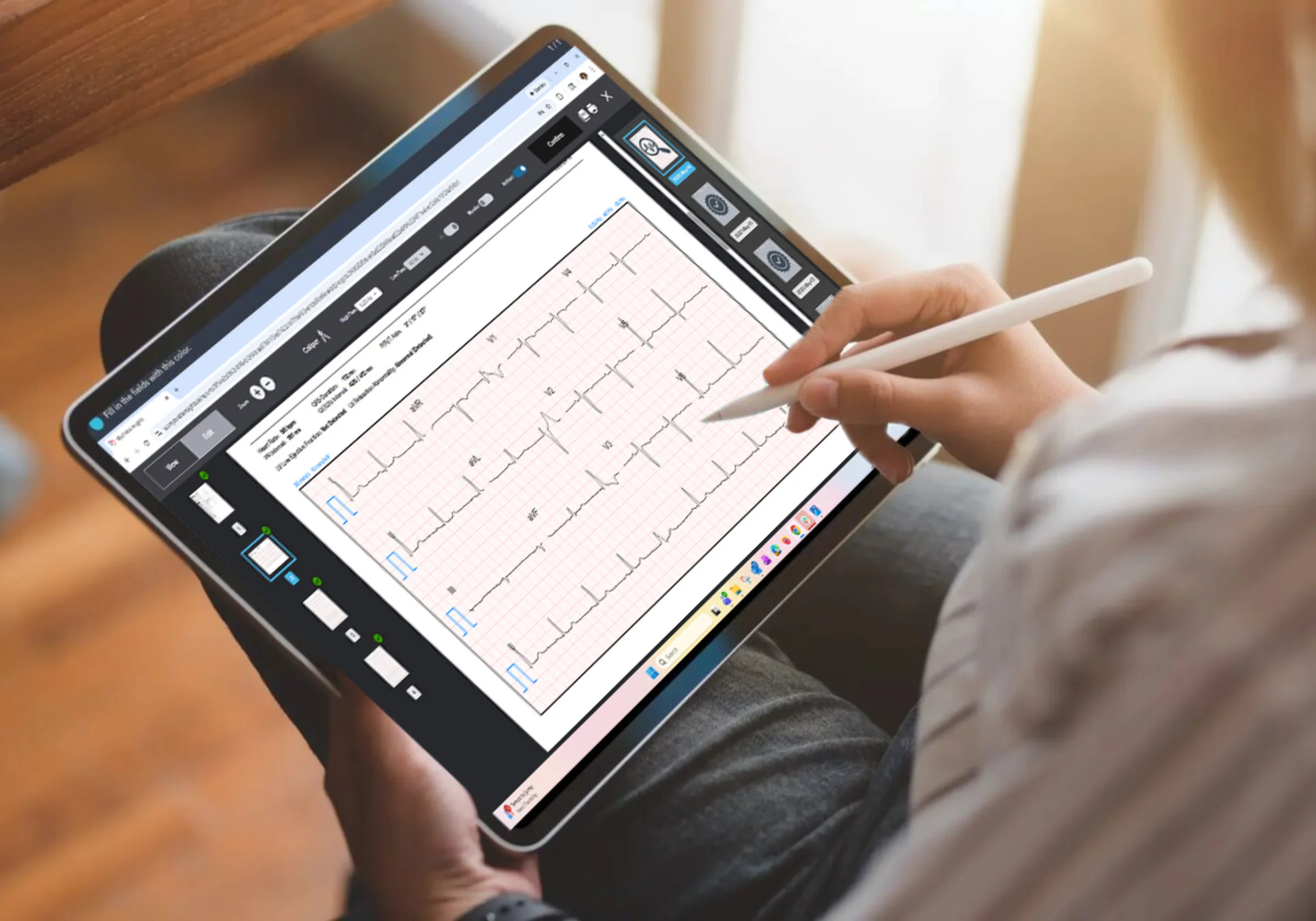 MyoVista Insights - AI-ECG Analysis Dashboard